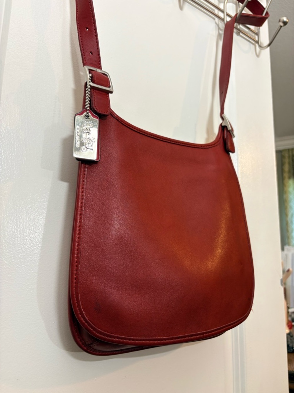 Coach Red Small Hippie Flap (9135)